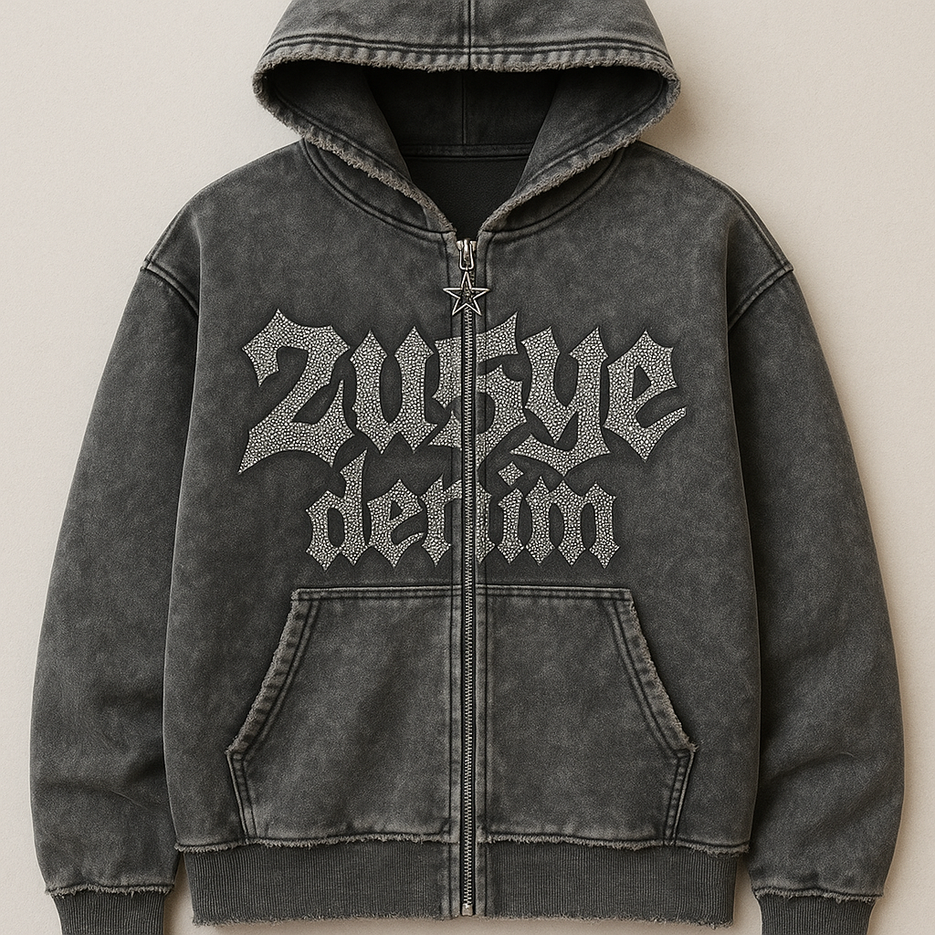 2u5ye Denim Zip-up